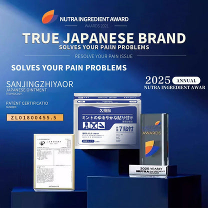 🔥 Japan's Top-Selling Items in 2025| Back Pain Patch Pain Relief Patches for Knee, Neck, Shoulder & Joint Pain, Muscle Soreness, Arthritis Relief