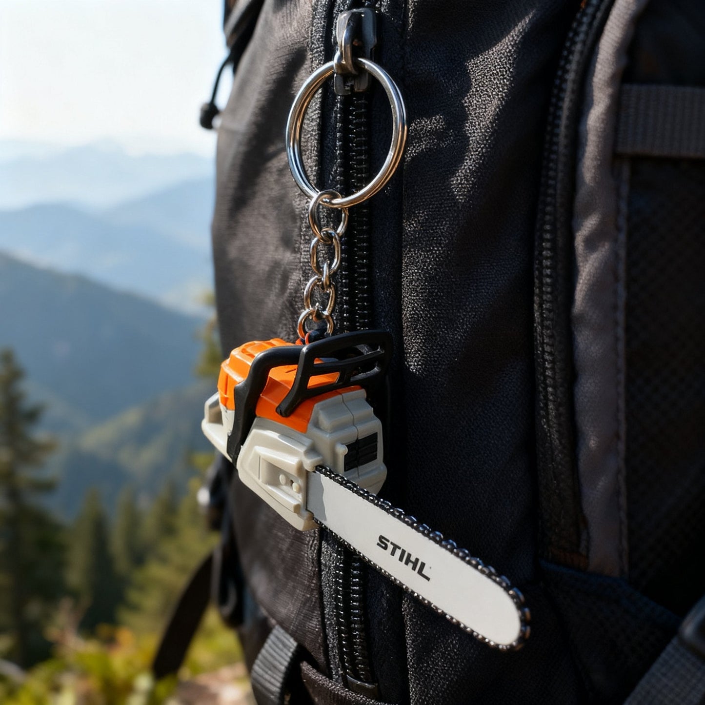 💥CHRISTMAS PRICE DROP BLAST! GRAB IT BEFORE IT'S GONE! ⛄️🛒Chainsaw Keychain | Functional Cutting Key Ring