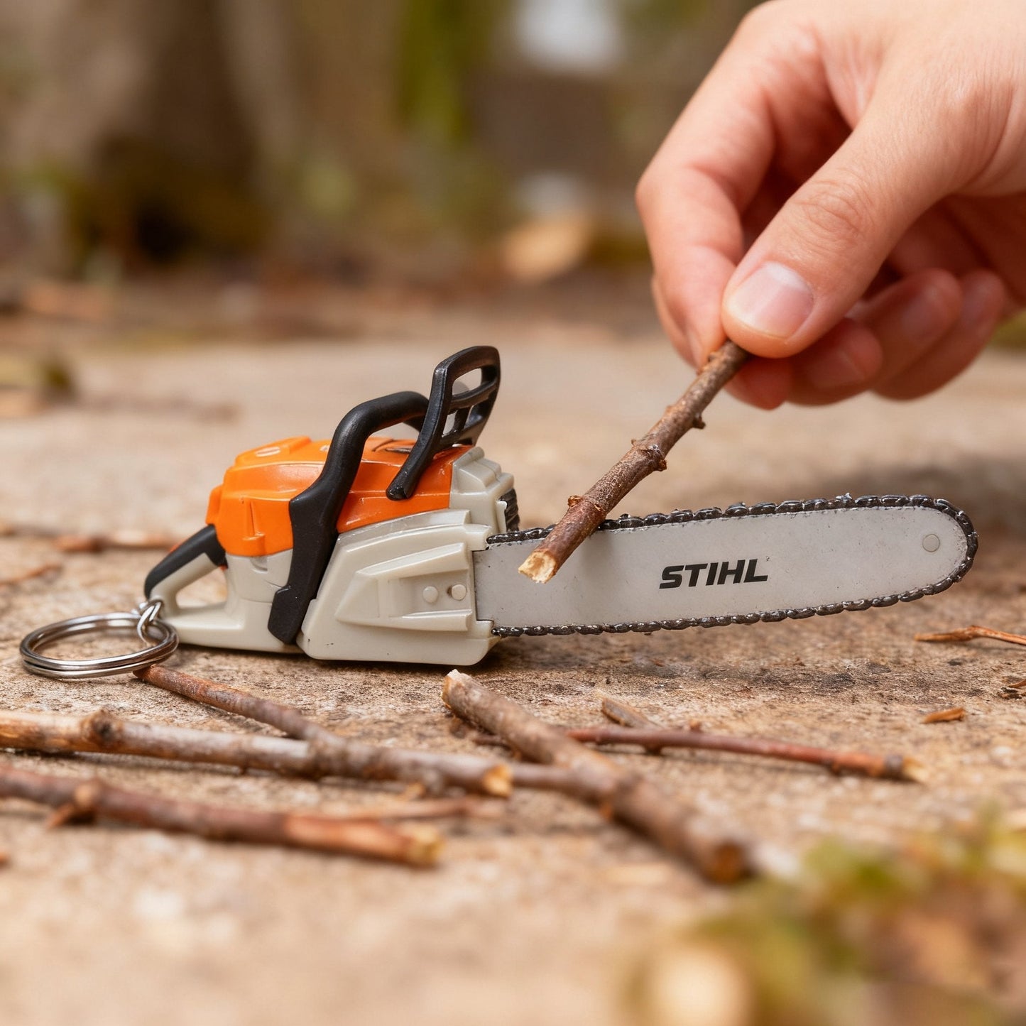 💥CHRISTMAS PRICE DROP BLAST! GRAB IT BEFORE IT'S GONE! ⛄️🛒Chainsaw Keychain | Functional Cutting Key Ring